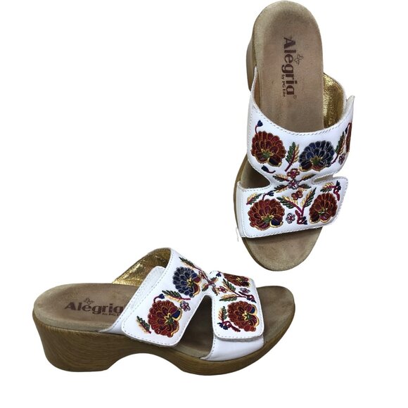 Alegria by PG Lite Womens Shoes Sandals Size 39 US 8.5 Slip-On Summer READ NOTE - Picture 14 of 15